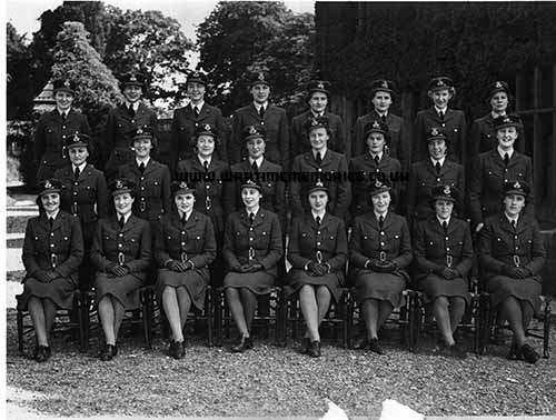 WAAF Section Officers, Monica Wingate is bottom right